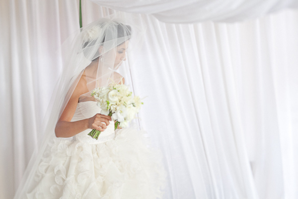Elegant bridal portrait- wedding photo by top Canadian wedding photographer Rebecca Wood